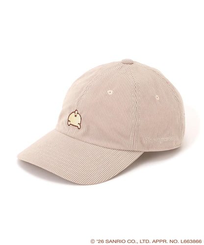 Pompompurin Embroidered Corduroy Cap – Oatmeal