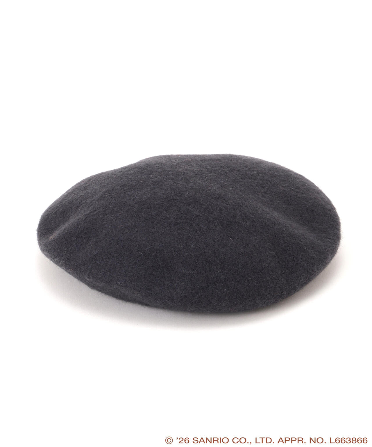 Pompompurin Logo Embroidered Beret – Charcoal