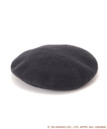 Pompompurin Logo Embroidered Beret – Charcoal