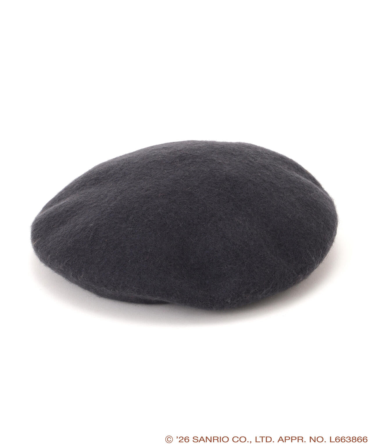Pompompurin Logo Embroidered Beret – Charcoal