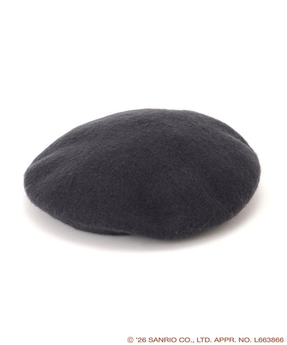 Pompompurin Logo Embroidered Beret – Charcoal