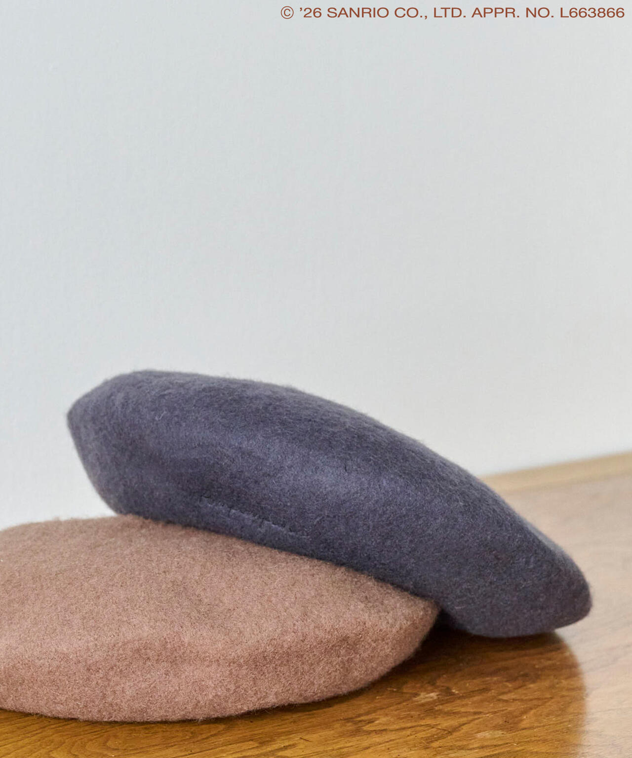 Pompompurin Logo Embroidered Beret – Charcoal