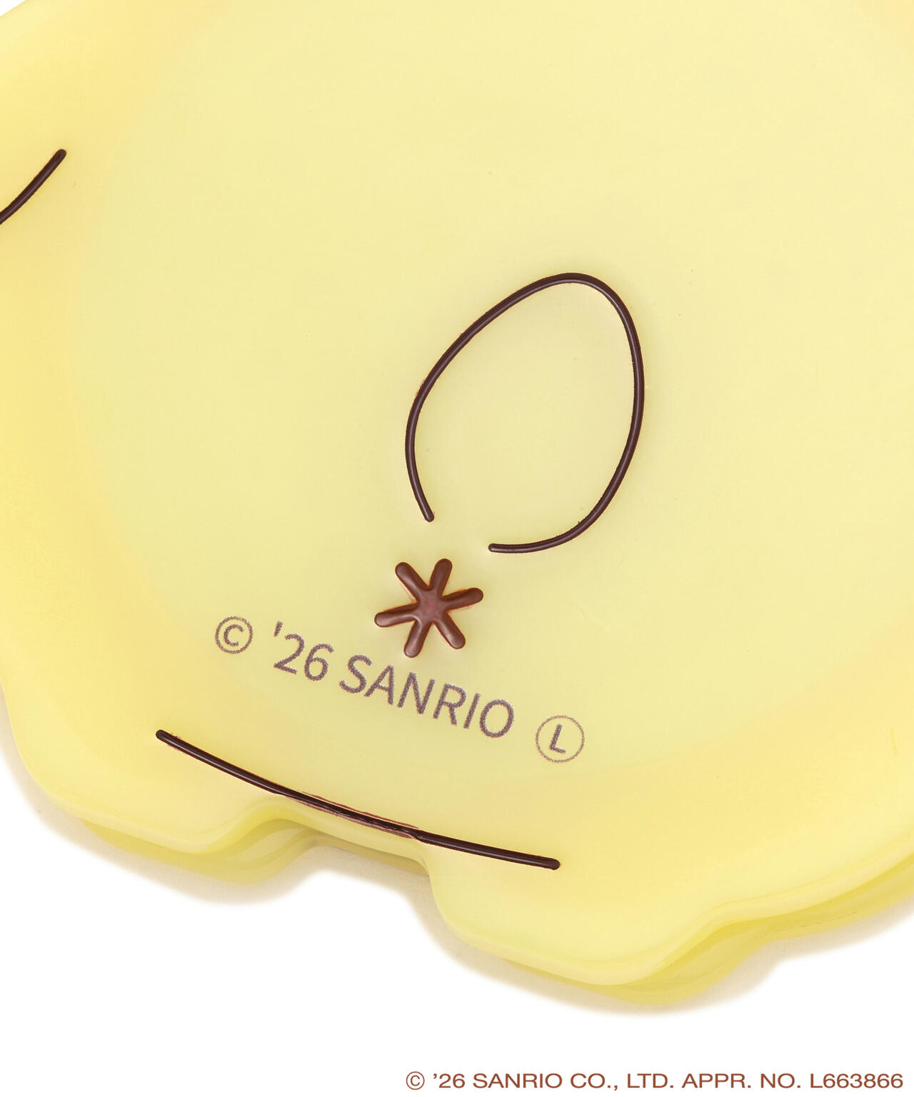 Pompompurin x NATURAL BEAUTY BASIC Slide Mirror Charm