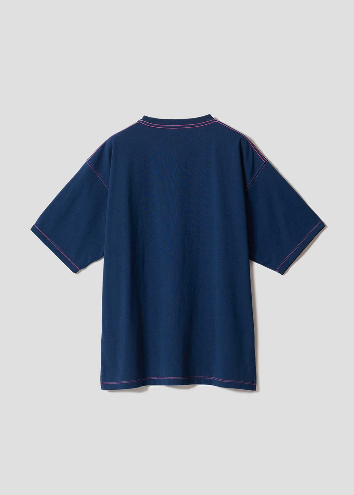 [預購優截止3月5日] Graniph x Kirby｜Inhaling Pocket!? Big Silhouette T-Shirt (Navy)