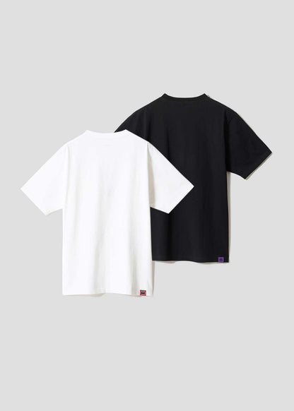 [預購優截止3月5日] Graniph x Kirby｜Kirby & Meta Knight 2-Pack Icon T-Shirt (Black)