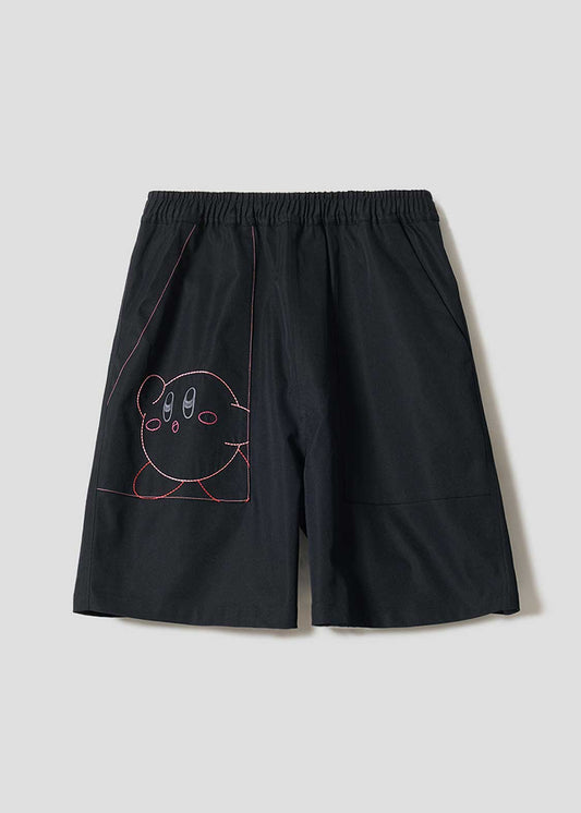 [預購優截止3月5日] Graniph x Kirby｜Inhale Stitch Big Silhouette Shorts