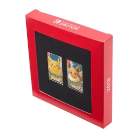 Pokémon Let’s Go Pikachu Eevee Package Pins