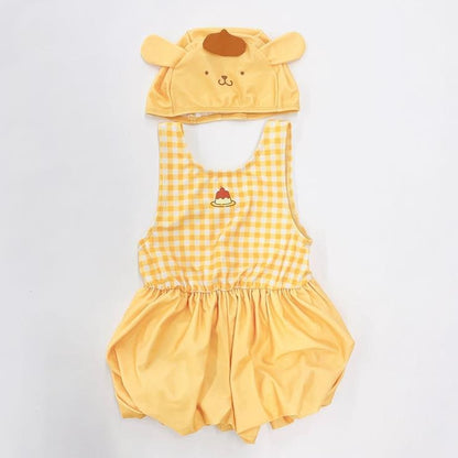 Japan｜ Sanrio Pompompurin Baby Swimwear Set