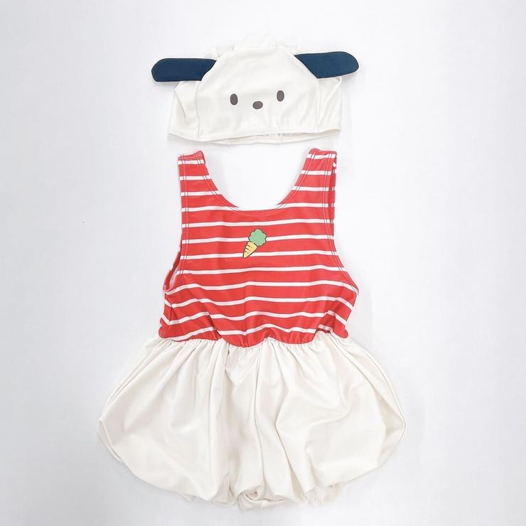 Japan｜ Sanrio Pochacco Baby Swimwear Set