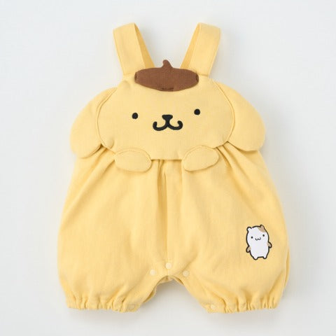 Sanrio Pompompurin Face Overall Romper