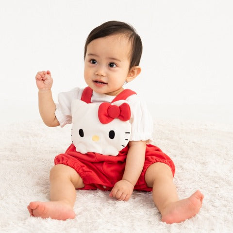 Sanrio Hello Kitty Face Overall Romper