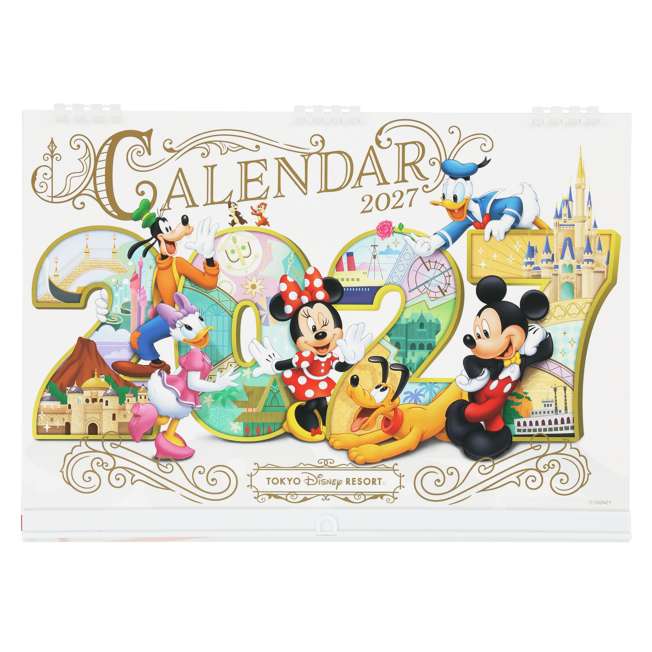 Tokyo Disney Resort 2027 Wall Calendar