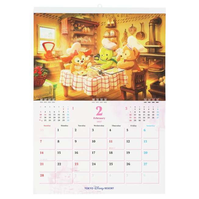 Tokyo Disney Resort 2027 Wall Calendar
