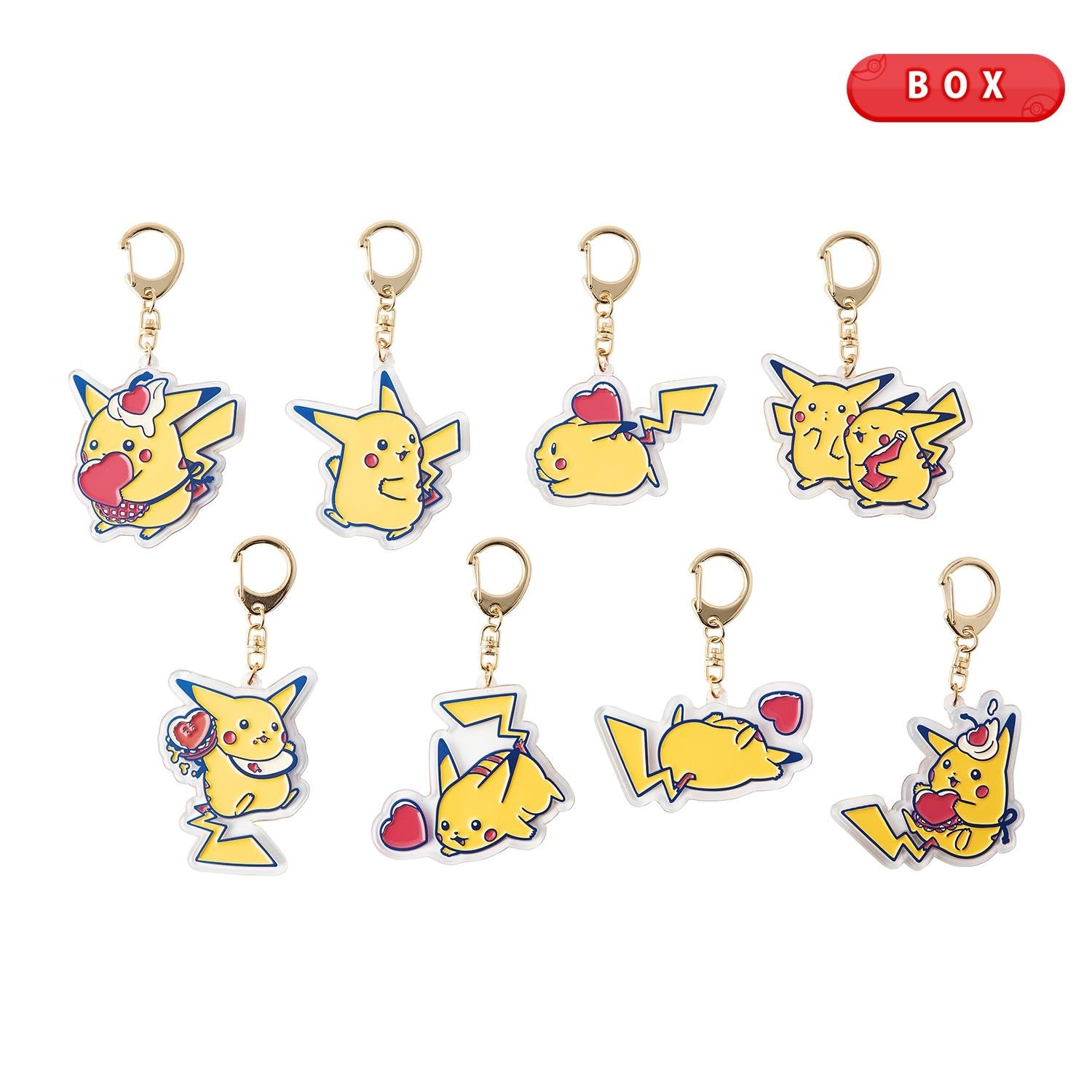Pokémon Pikachu Diner Acrylic Keychain Collection Box
