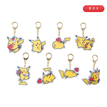 Pokémon Pikachu Diner Acrylic Keychain Collection Box