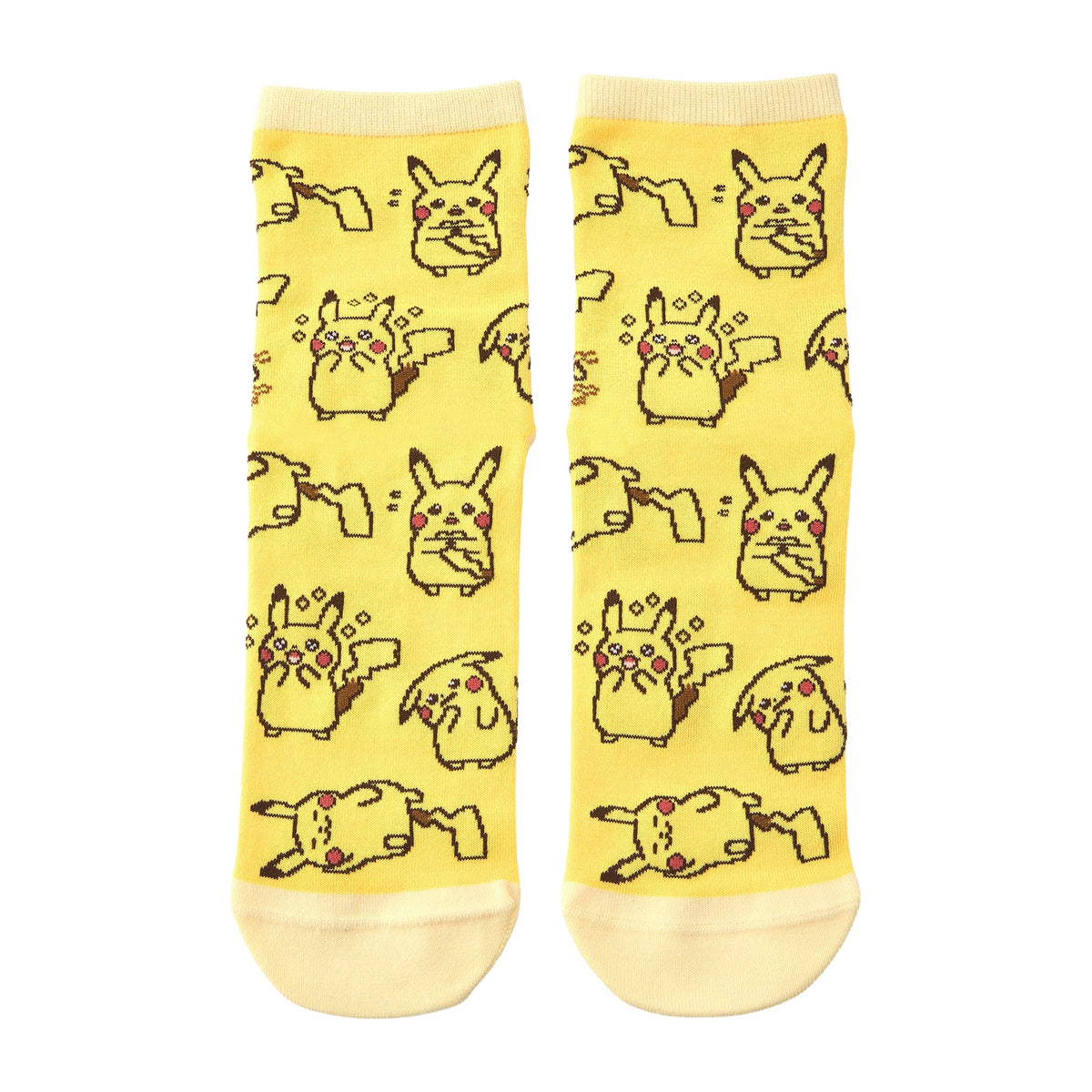 Pokémon Pikachu Different Moods Crew Socks