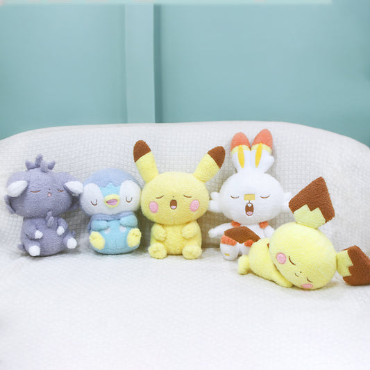 Korea Exclusive｜ Pokémon PokéPeace Sleeping Pikachu Plush M