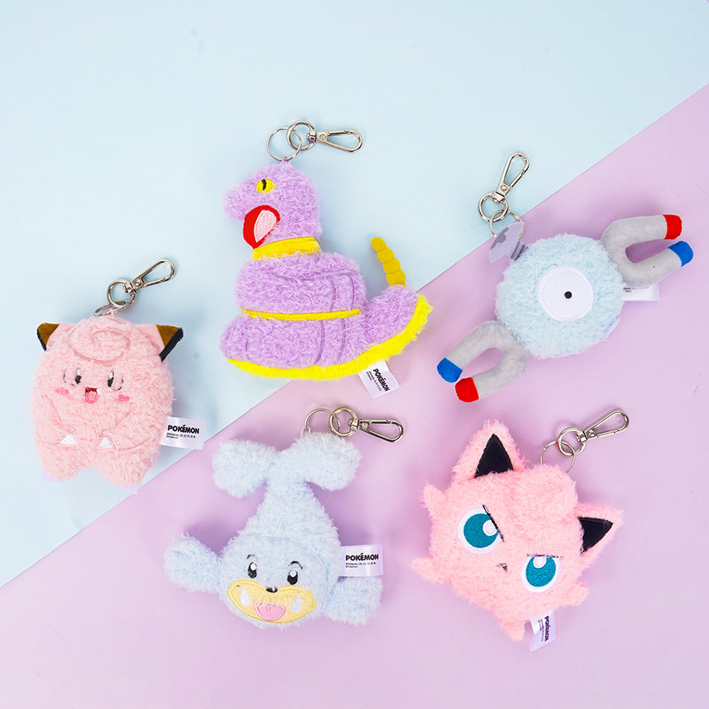 Korea Exclusive｜Pokémon Jigglypuff Flat Plush Keychain