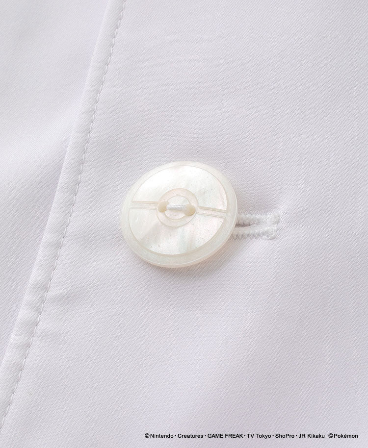 Pokémon Doctor Coat (Unisex) - Button detail