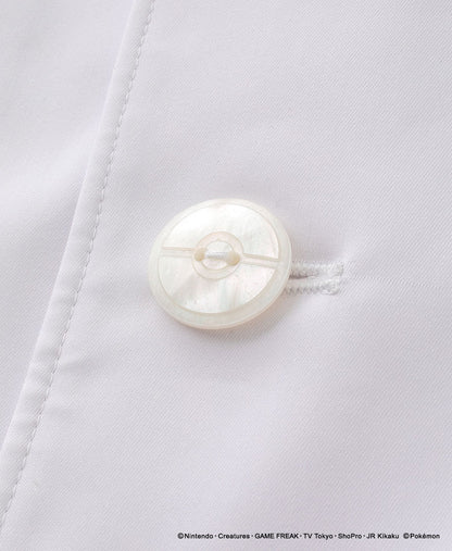 Pokémon Doctor Coat (Unisex) - Button detail