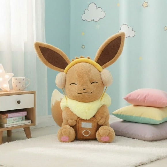 Korea Exclusive｜ Pokémon Eevee Headset Plush 25cm