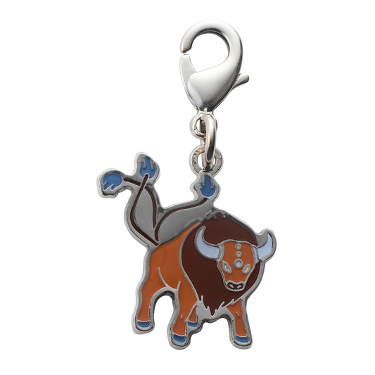 Pokémon Tauros National Pokédex Metal Charm