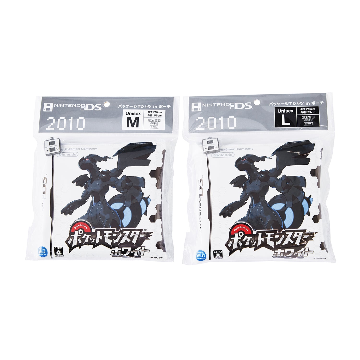 Pokémon White Package T-Shirt in Pouch Unisex M