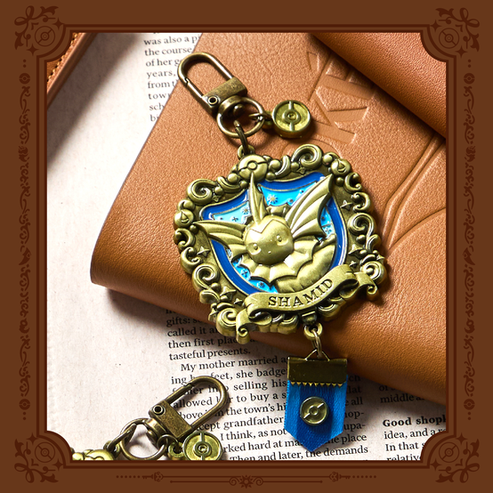 Korea Exclusive｜Pokémon Vaporeon ETERNAL ANTIQUE METAL Keyring