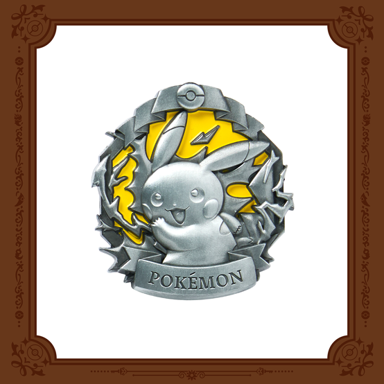Korea Exclusive｜ Pokémon Eternal Antique Metal Pikachu Pin Badge
