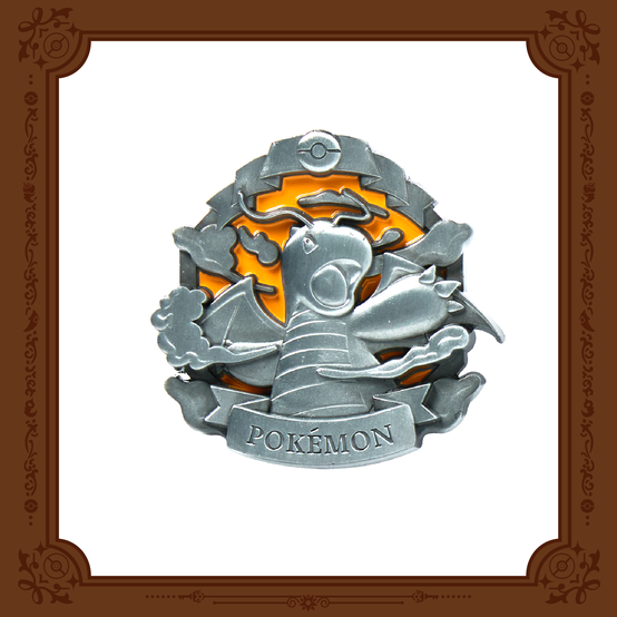 Korea Exclusive｜ Pokémon Eternal Antique Metal Dragonite Pin Badge