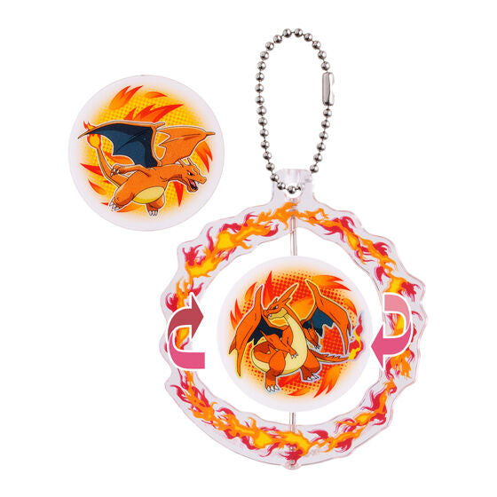 Pokémon Mega Evolution Spin Acrylic Swing Capsule Toy