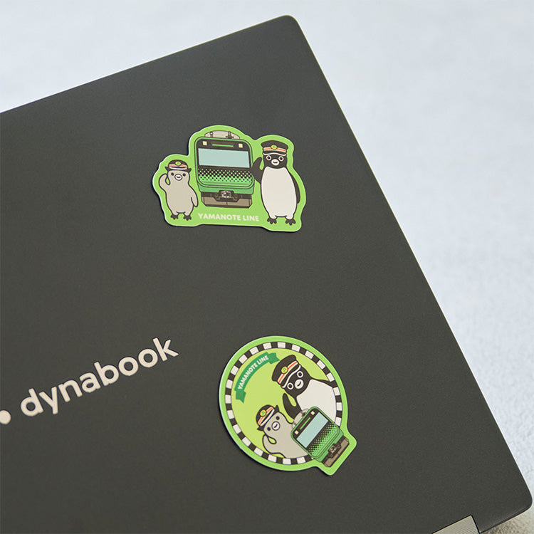 Suica's Penguin Salute Sticker (Railway Series, Yamanote Line)