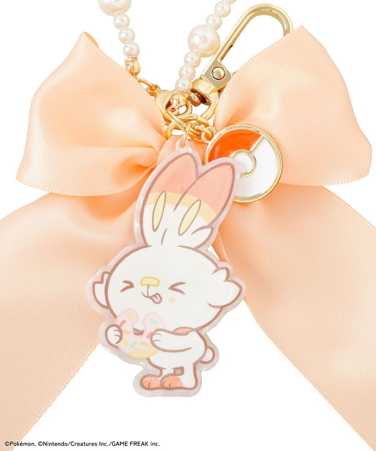 Pokemon Scorbunny Ribbon Charm