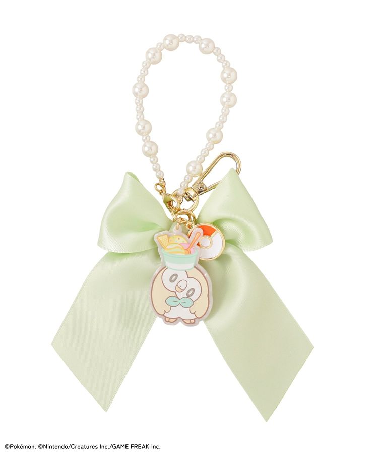 Pokemon Rowlet Ribbon Charm