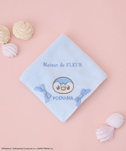 Pokepeace Piplup Embroidered Towel Handkerchief