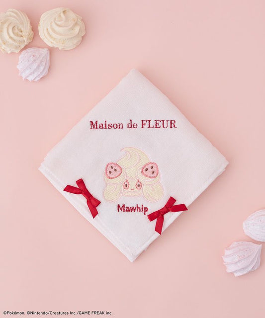 Pokepeace Alcremie Embroidered Towel Handkerchief