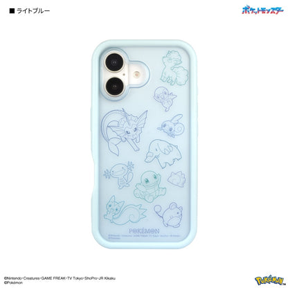 Pokémon iPhone 16 Plump Frame Case - Light Blue
