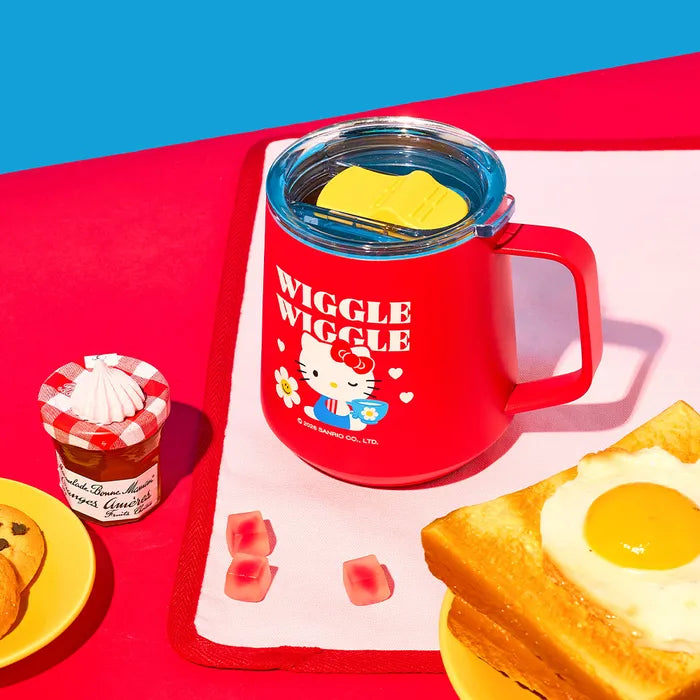 Korea｜ Hello Kitty & Wiggle Wiggle Camping Mug Cup - Cozy Time
