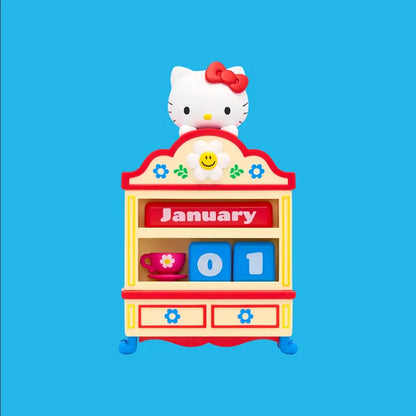 Korea｜ Hello Kitty & Wiggle Wiggle Figure Perpetual Calendar Cozy Time