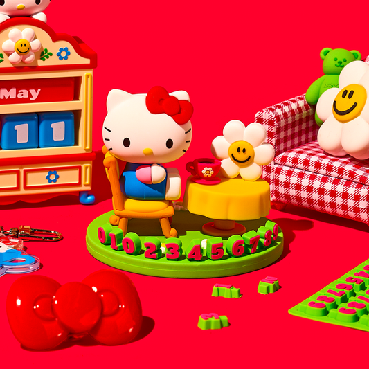 Korea｜ Hello Kitty & Wiggle Wiggle Figure Parking Number Plate