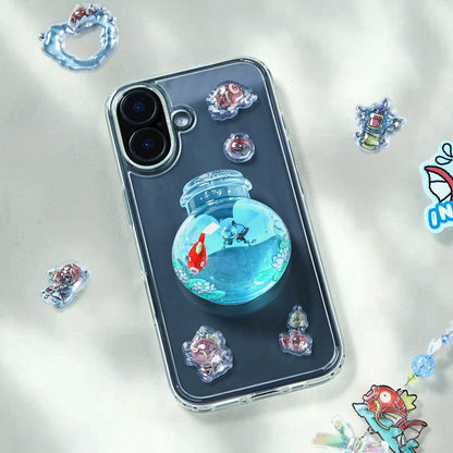 Korea Exclusive｜ Mega Festa 2026 Pokémon Emoticon Water Shake Phone Grip