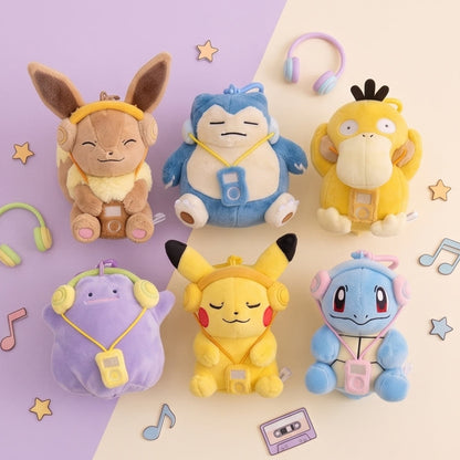 Korea｜ Pokémon Ditto Headset Plush Keyring
