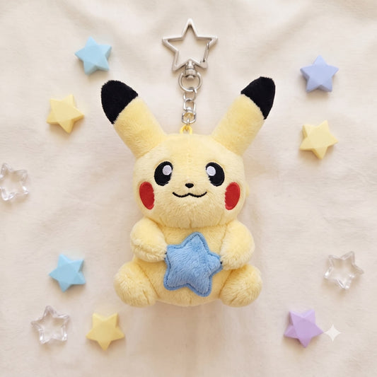 Korea｜ Pokémon Star Plush Keychain – Pikachu