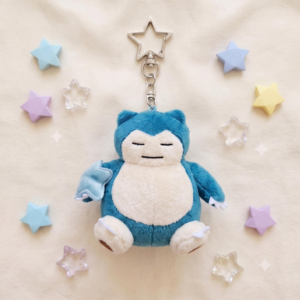 Korea｜ Pokémon Star Plush Keychain – Snorlax