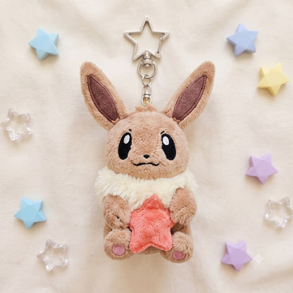 Korea｜ Pokémon Star Plush Keychain – Eevee