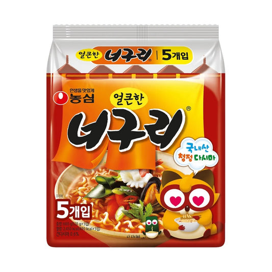 韓國零食團-辣味浣熊拉麵