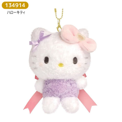 Japan｜ Sanrio Hello Kitty Runrun Ribbon Plush Keychain