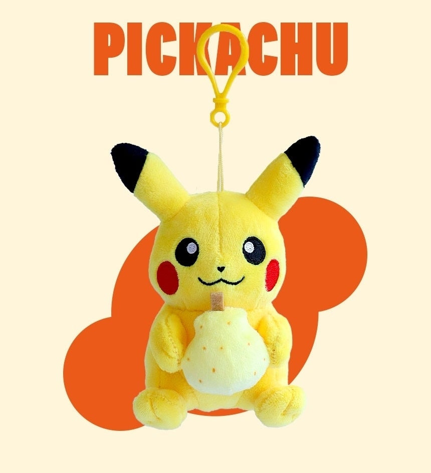 Korea｜ Pokémon Fruit Plush Keychain – Pikachu