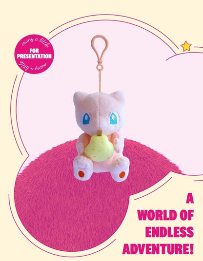 Korea｜ Pokémon Fruit Plush Keychain – Mew