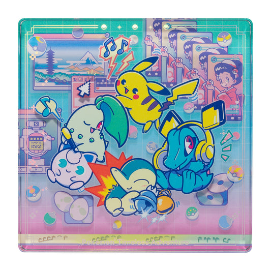 Pokémon Timeless Adventure Johto Acrylic Block